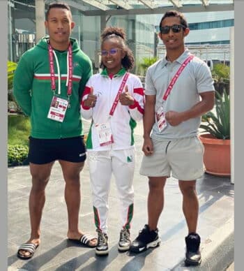 Image à la une de Rosina et Tojo sont à la recherche d’un billet pour les Jeux olympiques de Doha dans le cadre du GRAND PRIX D’HALTÉROPHILIE DU QATAR.