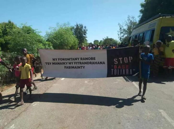Image à la une de ILMÉNITE DE RANOBE – Manifestation controversée contre Base Toliara