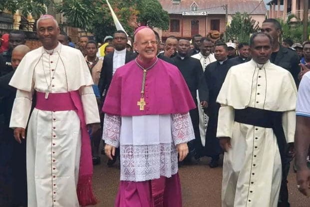 Image à la une de Diocèse de Miarinarivo – Mgr Jean Claude Rakotoarisoa nommé évêque