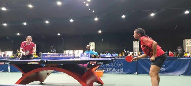 Image à la une de Tennis de table  – Jeux africains – Fabio et Fitia commencent mal la compétition