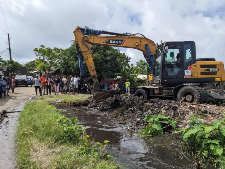 Image à la une de PRÉVENTION DES INONDATIONS –  Démolitions de murs à Toamasina