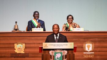 Image à la une de Côte d’Ivoire : face au Parlement, Alassane Ouattara élude la question du quatrième mandat